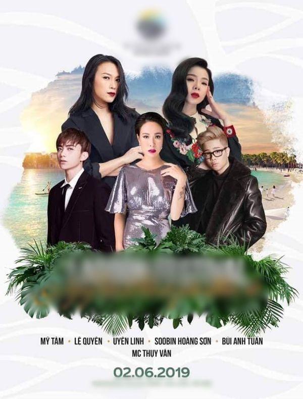 Mỹ Tâm bị xếp sau Uyên Linh - Bùi Anh Tuấn trên poster, fan khẩu chiến nổ diễn đàn đòi công bằng-1