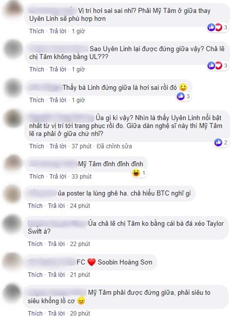 Mỹ Tâm bị xếp sau Uyên Linh - Bùi Anh Tuấn trên poster, fan khẩu chiến nổ diễn đàn đòi công bằng-7
