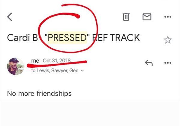 Cardi B bị bóc phốt không phải người sáng tác Press, xuất hiện người tự nhận là chủ nhân thực sự-2