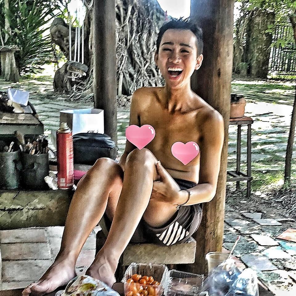 Theo trào lưu Chị hiểu hông, BB Trần tung hẳn ảnh nude của Hải Triều lên mạng để giảng đạo đức-4