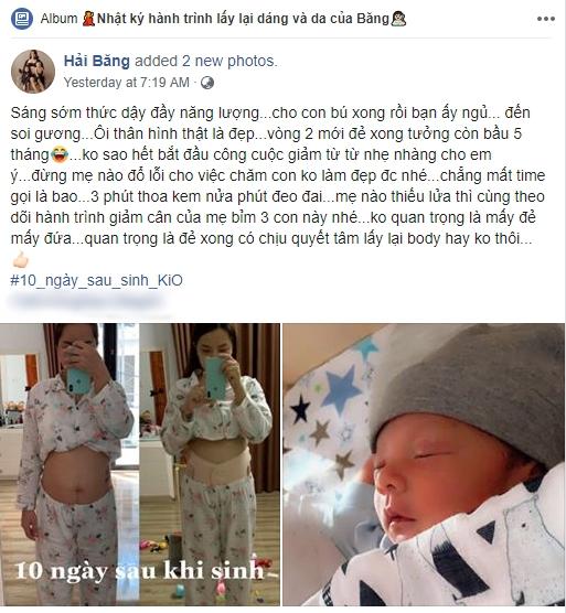 Hải Băng chia sẻ bí kíp lấy lại eo thon sau khi sinh con lần 3, bác sĩ kinh hãi vì phương pháp này có thể khiến mẹ bỉm sữa biến chứng nguy hiểm-5