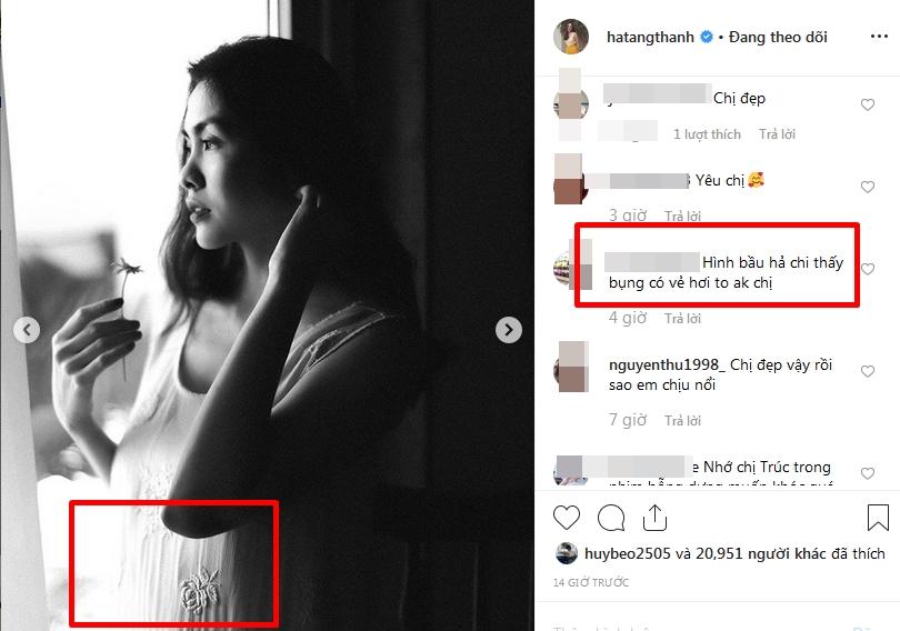 Lộ vòng eo phình to khác lạ, Tăng Thanh Hà vướng nghi án bầu bí lần 3-4