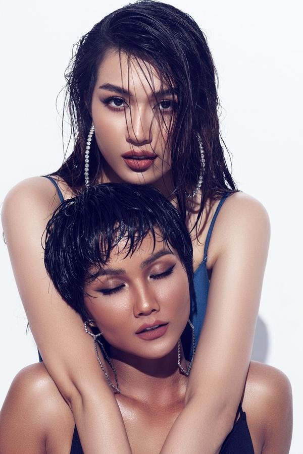 Nhìn HHen Niê và Lệ Hằng tình tứ khi chụp bikini, fan liên tưởng ngay đến cặp đôi bách hợp Kỳ Duyên - Minh Triệu-1