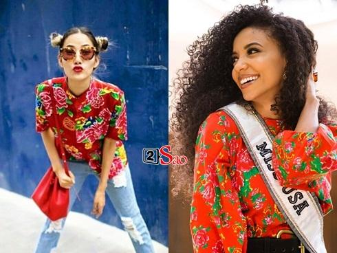 Gợi cảm hơn sau tăng cân nhưng Hoàng Thùy vẫn chưa đủ bốc lửa khi so kè thí sinh Miss Universe 2019-14