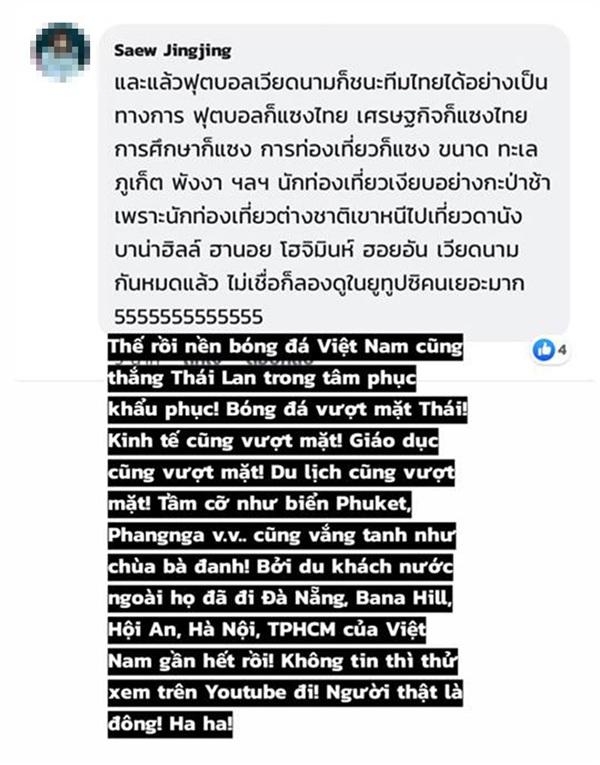 Cư dân mạng Thái Lan bình luận uất ức sau trận đấu: Năm tới bớt mời Việt Nam hộ cái-2
