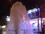 Vụ cống phun nước như 'vòi rồng' trên phố Sài Gòn: Do nhân viên xúc xả để làm sạch ống nước