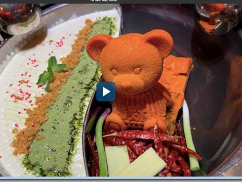 Nếm thử lẩu trà sữa trân châu kèm tôm, thịt bò đặc biệt