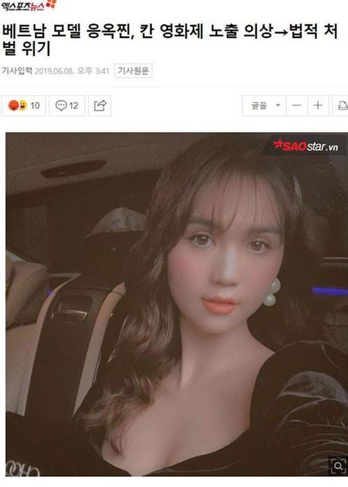 Người Hàn mắng, đề nghị xử phạt Ngọc Trinh mặc thô tục tại Cannes-6