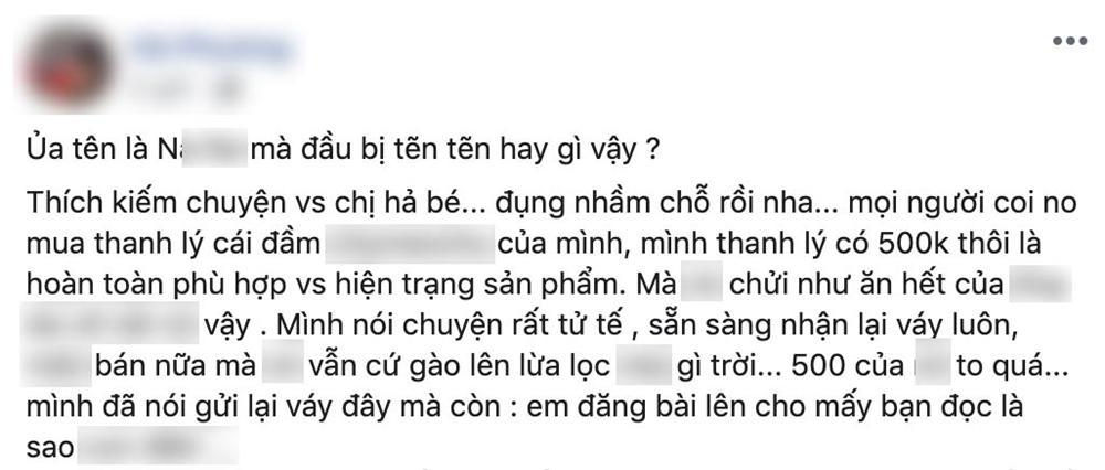Nữ MC bị tố thanh lý váy hiệu nửa triệu như giẻ lau: 500 nghìn không bằng một bữa ăn sáng của tôi-4