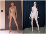 Thoạt qua tưởng nude, Hương Giang gợi nhớ đến hình ảnh xuất sắc thời thi Hoa hậu chuyển giới Quốc tế 2018