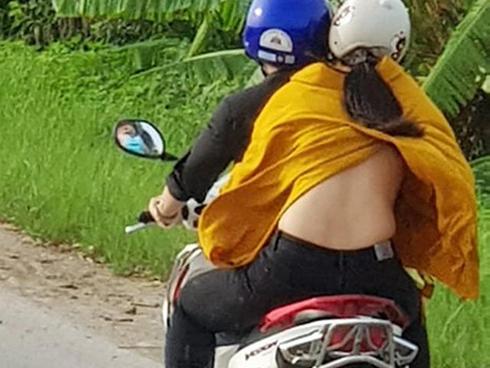 Thời trang 'phang' thị giác: Cô gái trẻ ở Vĩnh Phúc gây shock khi ra đường có mặc áo mà khác gì cởi trần