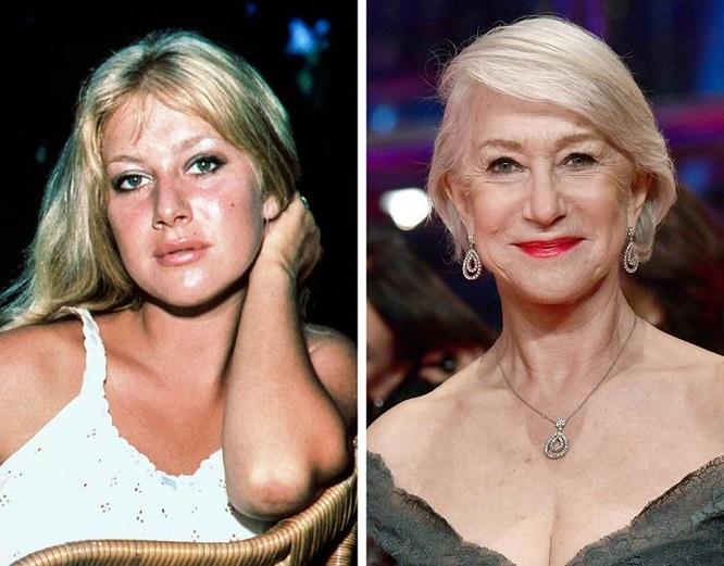 4. Helen Mirren, 73 tuổi, một diễn viên người Anh. Sự nghiệp của bà đã giành được 1 giải Oscar, 4 giải SAG, 4 giải BAFTA, 3 giải Quả cầu vàng và 4 giải Emmy.