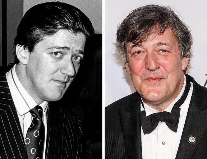 8. Stephen Fry, 61 tuổi, là một diễn viên hài, diễn viên điện ảnh và nhà văn người Anh.