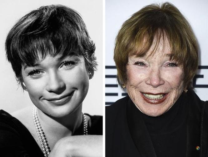 11. Shirley MacLaine, 85 tuổi, là một nữ diễn viên múa, kịch nghệ và điện ảnh Mỹ. Bà đã từng đoạt giải Oscar cho hạng mục nữ diễn viên chính xuất sắc nhất.