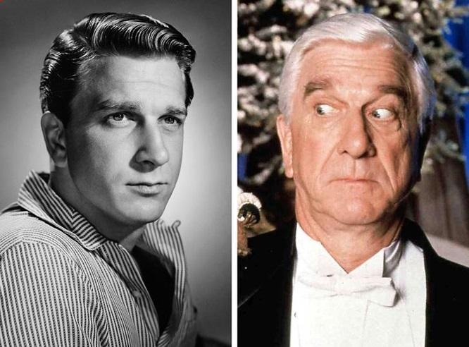 15. Leslie Nielsen (1926-2010) là một diễn viên hài và nhà sản xuất người Canada. Ông đã góp mặt trong hơn 100 bộ phim và 150 chương trình truyền hình, đảm nhiệm vai của hơn 220 nhân vật.