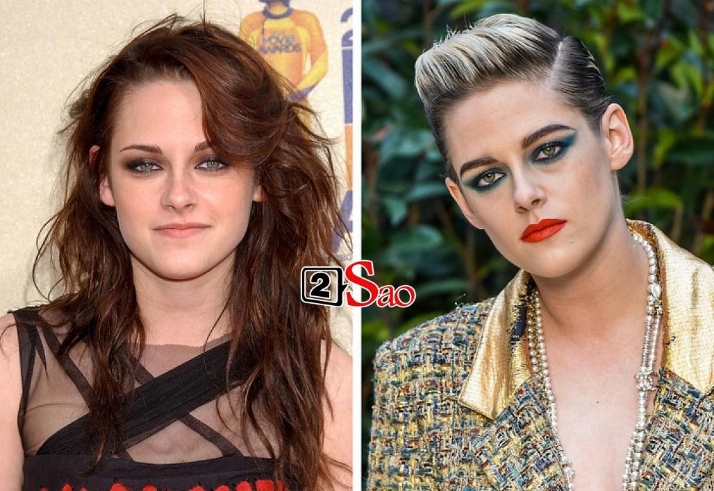 Kristen Stewart cá tính và quyến rũ hơn với tóc ngắn.