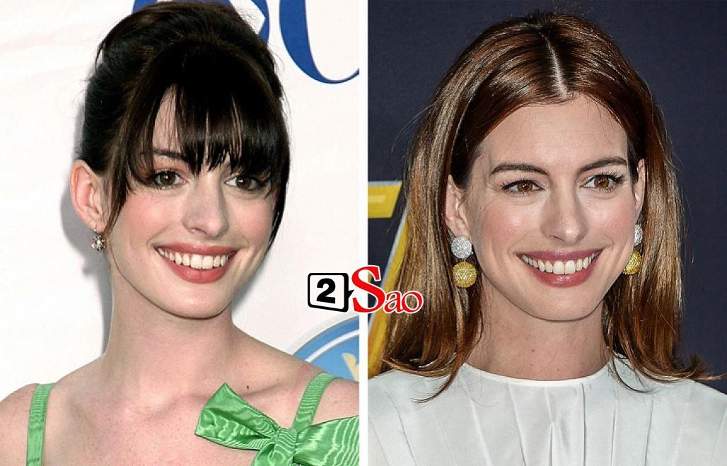 Anne Hathaway qua 13 năm đã đẹp lên trông thấy.