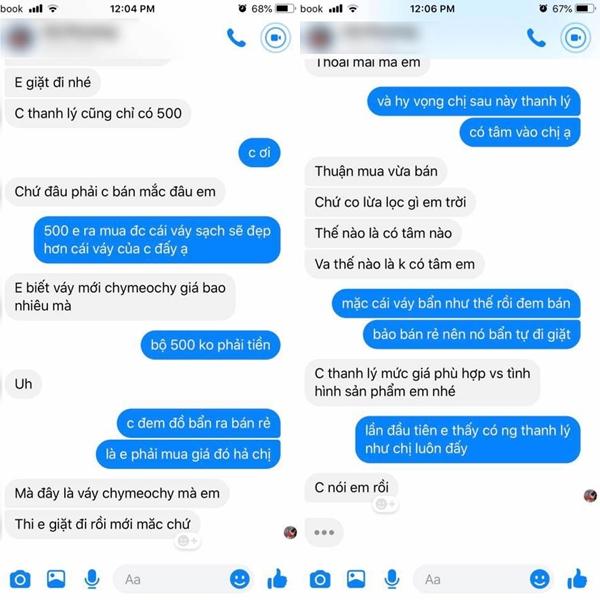 MC bị bóc phốt thanh lý váy hiệu giá cao mà như giẻ lau đưa bằng chứng tố người mua cố tình hãm hại mình-2