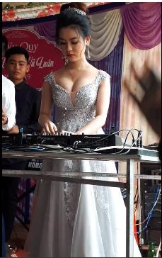 CLIP chất đừng hỏi: Cô dâu lộ vòng một căng tròn, làm DJ cho cả quan viên hai họ quẩy tung chảo-3