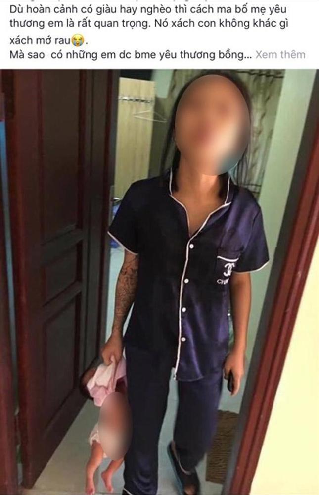 Thì ra đây là lý do bà mẹ xăm trổ ở Bắc Ninh túm cổ áo, xách ngược con lủng lẳng trên tay, biết số ngày tuổi của đứa trẻ mới sốc-3