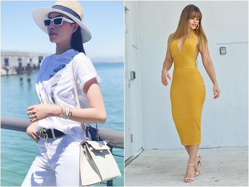 Bản tin Hoa hậu Hoàn vũ 13/6: Đầm body tuyệt đẹp giúp Hoàng Thùy hạ cùng lúc đối thủ Colombia và Philippines-13