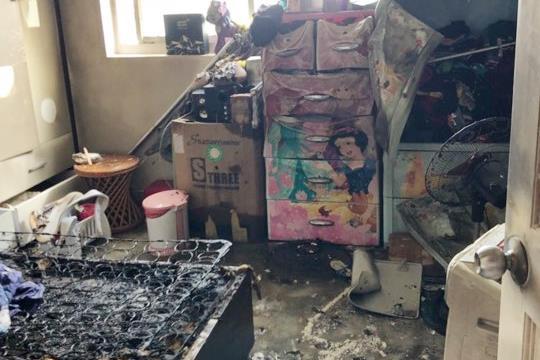 Cháy chung cư ở trung tâm Sài Gòn, cư dân hoảng hốt tháo chạy-1