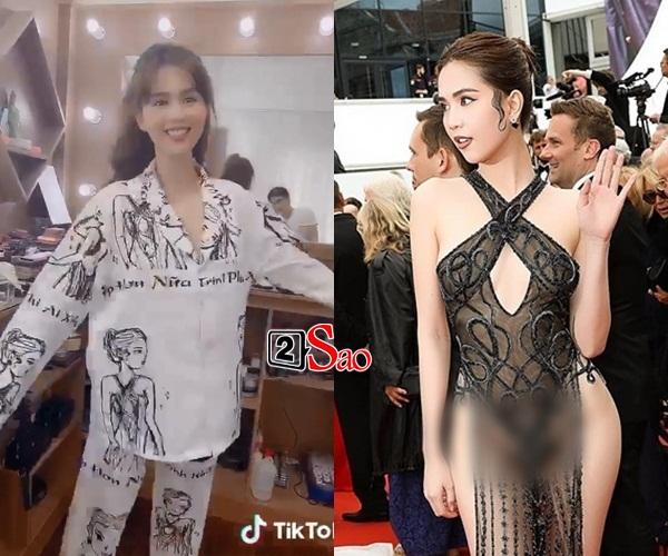KHIÊU CHIẾN kiểu Ngọc Trinh: Gây shock bằng trang phục vừa mô tả scandal tại Cannes, vừa quảng bá phát ngôn cạp đất-4