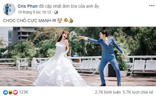 2 ngày trước đám cưới, Cris Phan khiến ai cũng hoang mang khi đăng ảnh cùng Mai Quỳnh Anh rồi phát ngôn sốc: Chọc chó cực mạnh-2