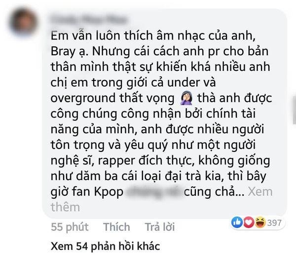 Nam rapper Việt tự cho mình quyền chửi BTS: Chẳng có lý nào tôi không được chửi idol các bạn, lêu lêu-5