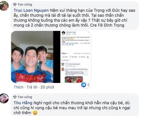 Hội fan girl lo lắng khi hết Đình Trọng đến Văn Đức gặp chấn thương-3
