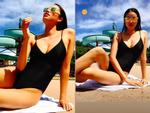 Phạm Hương phô diễn vòng 1 sexy nghẹt thở 'hot' ngang ngửa cái nắng mùa hè