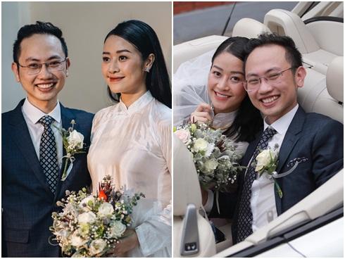 Chú rể quyền lực ở VTV tình tứ trao nhẫn, tiết lộ giấc mơ đặc biệt khiến anh phải cưới Phí Linh làm bạn đời-27