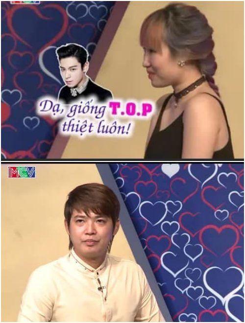 Chàng trai bỗng nhiên bị ném đá vô cớ vì được gái xinh khen đẹp trai giống TOP trong show hẹn hò-1