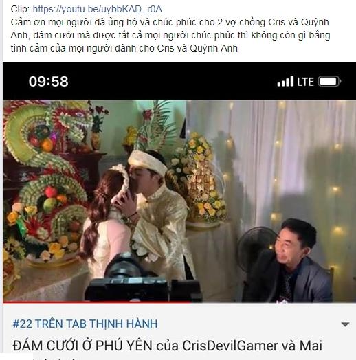 Thánh cơ hội Cris Phan mải mê đám cưới vẫn không quên làm Vê lốc nhưng bất ngờ nhất là lượt người xem thu về-2