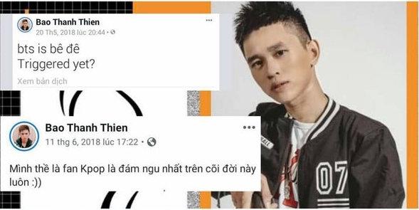 Nghiệp quật là có thật: Rapper B Ray bị khóa Facebook sau ồn ào thách thức, xúc phạm BTS và fan Kpop-1