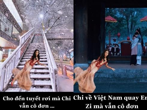 Có tâm như fan Chi Pu: Biết idol không có thời gian du lịch liền giúp chị nhà có ảnh sống ảo chất hơn nước cất