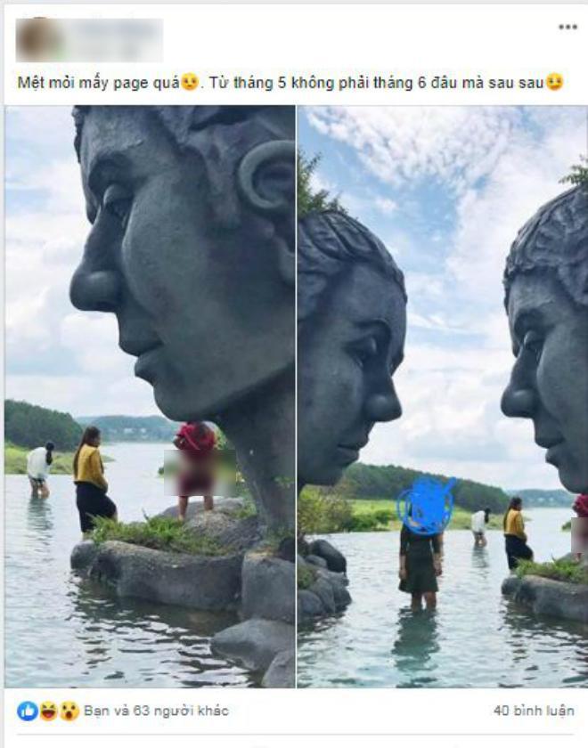 Trước mặt nhiều du khách, người phụ nữ ngang nhiên cởi quần phóng uế ngay dưới bức tượng nổi tiếng Đà Lạt-3