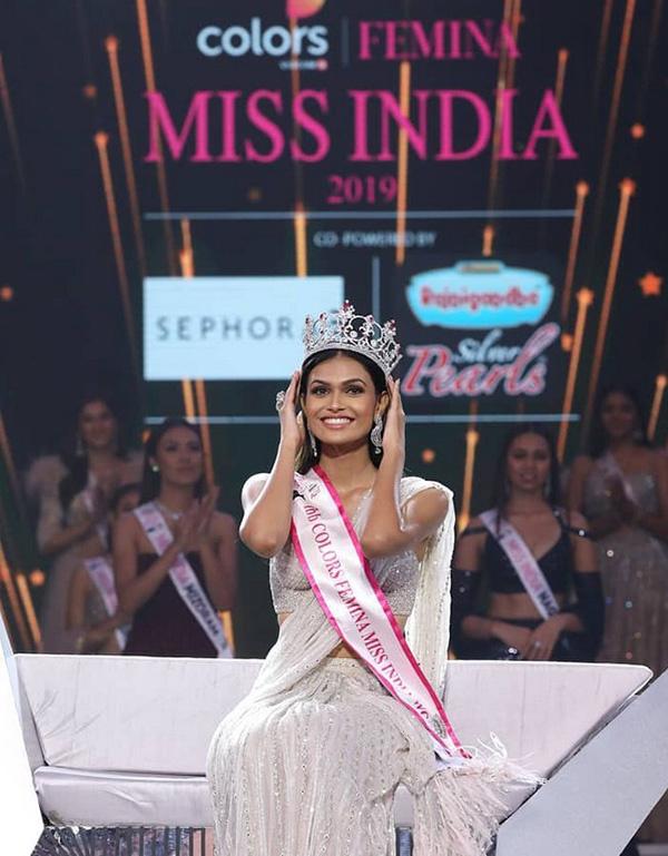 Chiêm ngưỡng nhan sắc quyến rũ của tân Hoa hậu Ấn Độ 2019-2