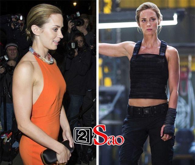 Khi nhận lời đóng bộ phim “Edge of Tomorrow”, Emily Blunt đã phải luỵện tập rất nhiều để tăng cường sức khoẻ, sức bền. Tuy nhiên, điều đáng nể phục nhất là Emily Blunt đã phải mặc bộ đồ chiến đấu nặng tới hơn 29 kg, vừa diễn xuất vừa cố gắng hết sức để không bị thương. Bản thân nữ diễn viên này từng xúc động kể lại rằng: “Tôi đã phải chuẩn bị nhiều nhất có thể. Và rồi ngày đầu tiên tôi đến, mặc thử bộ đồ vào, tôi đã nghĩ: “Ôi Chúa ơi, mình bắt đầu khóc luôn đây”