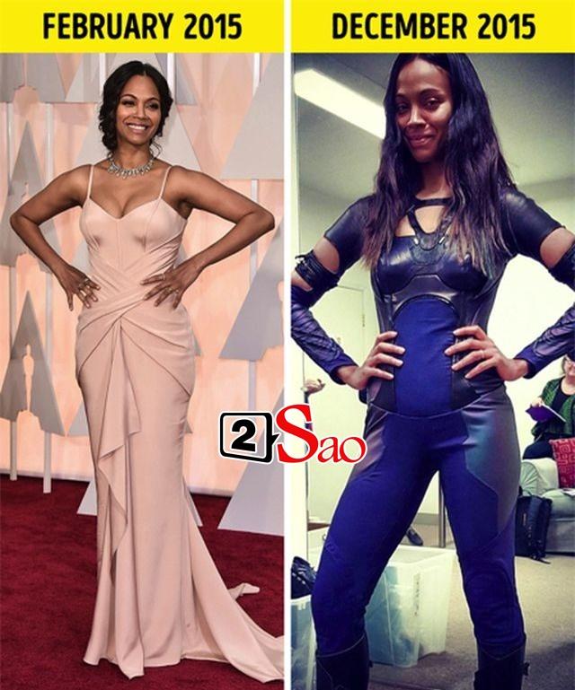 Tháng 12/2014, Zoe Saldana vừa mới hạ sinh một cặp sinh đôi kháu khỉnh và ngay sau đó, nữ diễn viên đã phải tất bật tập luyện thể hình cho vai diễn trong “Star Trek beyond”. Gần như cả năm 2015, Zoe Saldana đã dành hết cho việc tập nhảy, tập đấm bốc và nữ diễn viên sau đó đã hạnh phúc chia sẻ rằng: “Tôi muốn nói là, tất cả các bà mẹ trên thế giới này, nếu tôi đã làm được thì bạn cũng thế”.