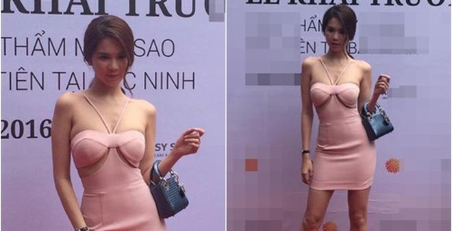 Đình đám nhờ cái danh nữ hoàng nội y, vậy mà biết bao lần Ngọc Trinh lộ vòng 1 xập xệ y chang mẹ bỉm-4