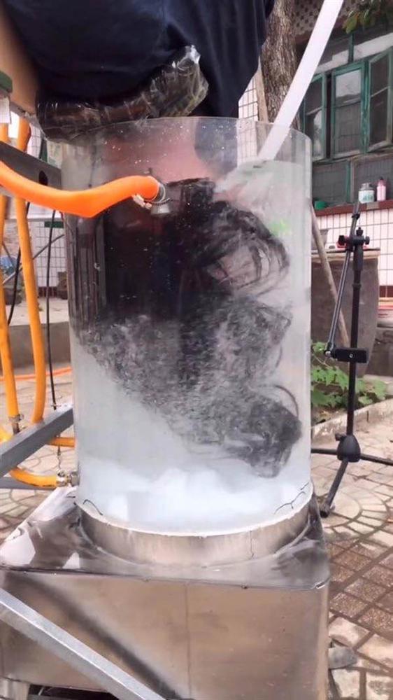 Tranh cãi thanh niên chế tạo máy gội đầu và máy sấy tóc tự động với tư thế trồng cây chuối ngược dành cho người lười-5