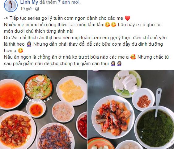 Vợ vlogger Huy Cung khiến chị em choáng vì những mâm cơm nấu cho chồng-2