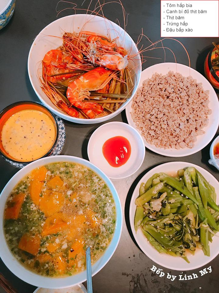 Vợ vlogger Huy Cung khiến chị em choáng vì những mâm cơm nấu cho chồng-7