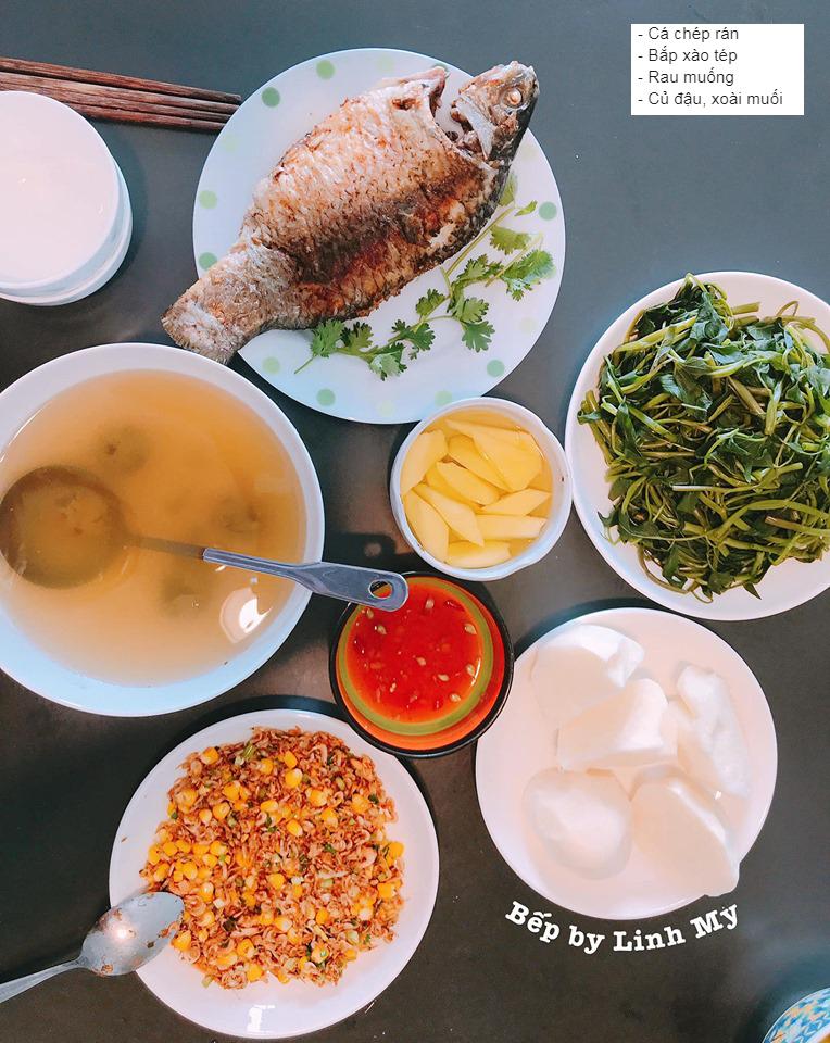Vợ vlogger Huy Cung khiến chị em choáng vì những mâm cơm nấu cho chồng-9