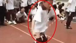 Clip: Chỉ vì sợ trượt môn Thể dục, cậu học sinh cố nhảy dây đến mức TỤT CẢ QUẦN vẫn không chịu dừng