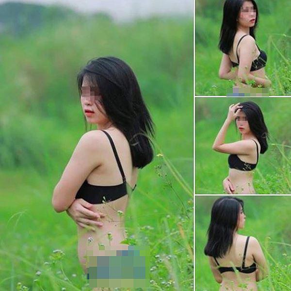 Cô gái khỏa thân ở đầm sen lại bị chỉ trích vì ảnh mặc nội y phản cảm ở đồng cỏ-1