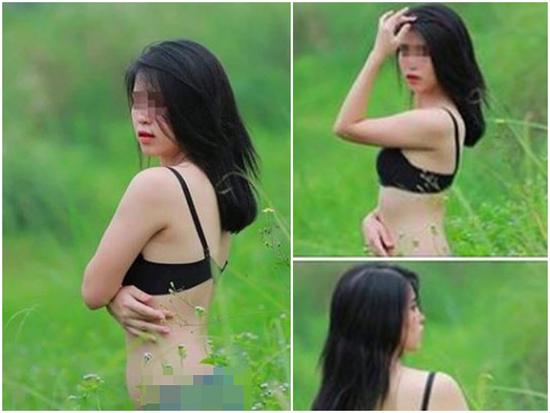 Cô gái khỏa thân ở đầm sen lại bị chỉ trích vì ảnh mặc nội y phản cảm ở đồng cỏ