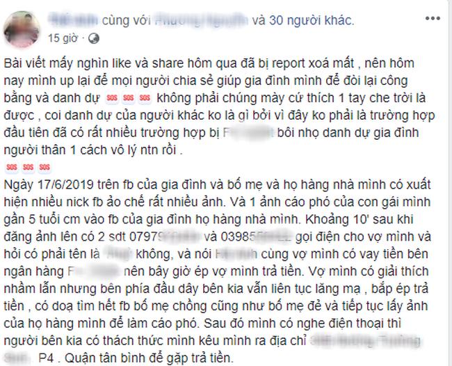 PHẪN NỘ nhìn công ty tài chính ghép ảnh bé gái 5 tuổi vào CÁO PHÓ để đòi nợ-1