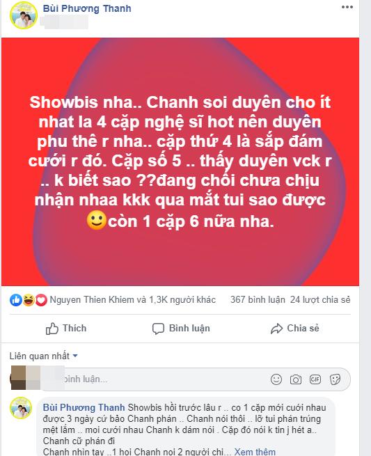 Phương Thanh bàn chuyện cặp đôi đang che giấu tình cảm, dân mạng lập tức réo tên Mai Tài Phến - Mỹ Tâm-1